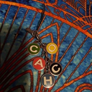 Limited Edition Coach Signature Letter Phone Charm - Rare